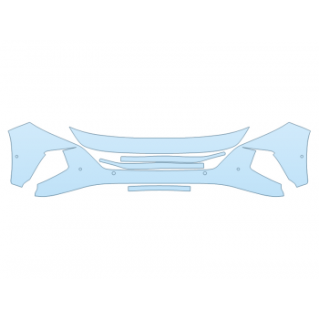 PAINT PROTECTION KIT - 2023 HYUNDAI TUCSON HYBRID LIMITED BUMPER (MULTI PIECE)WITH SENSORS - PRECUT PPF CLEAR BRA WRAP