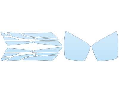 Precut PPF Kit – Clear Bra Paint Protection Film PAINT PROTECTION KIT - 2023 HYUNDAI TUCSON HYBRID LIMITED HEADLIGHTS FOGLIGHTS - PRECUT PPF CLEAR BRA WRAP