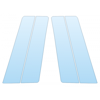 PAINT PROTECTION KIT - 2023 HYUNDAI TUCSON HYBRID SEL B PILLARS - PRECUT PPF CLEAR BRA WRAP