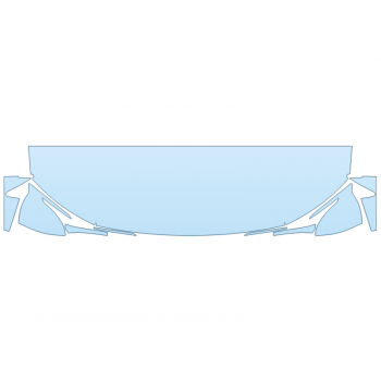 PAINT PROTECTION KIT - 2023 HYUNDAI TUCSON N LINE HOOD FENDERS MIRRORS 18 INCH (WRAPPED EDGES) - PRECUT PPF CLEAR BRA WRAP