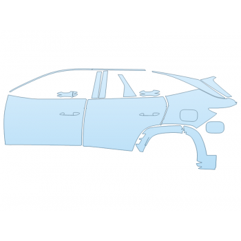 Precut PPF Kit – Clear Bra Paint Protection Film PAINT PROTECTION KIT - 2023 HYUNDAI TUCSON N LINE DRIVER SIDE - PRECUT PPF CLEAR BRA WRAP