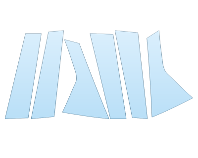 PAINT PROTECTION KIT - 2023 HYUNDAI TUCSON N LINE B PILLARS - PRECUT PPF CLEAR BRA WRAP