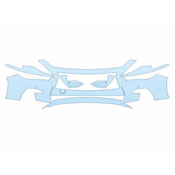 Precut PPF Kit – Clear Bra Paint Protection Film PAINT PROTECTION KIT - 2023 INFINITI Q50 SENSORY BUMPER WITH SENSORS - PRECUT PPF CLEAR BRA WRAP