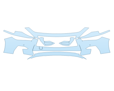 Precut PPF Kit – Clear Bra Paint Protection Film PAINT PROTECTION KIT - 2023 INFINITI Q50 SENSORY BUMPER WITH SENSORS - PRECUT PPF CLEAR BRA WRAP