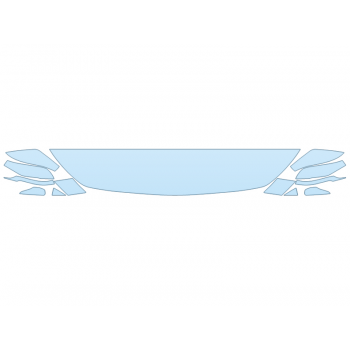 PAINT PROTECTION KIT - 2023 INFINITI Q50 SENSORY HOOD FENDERS MIRRORS 12 INCH (WRAPPED EDGES) - PRECUT PPF CLEAR BRA WRAP