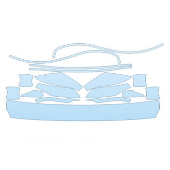 PAINT PROTECTION KIT - 2023 INFINITI Q50 SENSORY REAR BUMPER MIRRORS DOOR CUPS DOOR EDGES - PRECUT PPF CLEAR BRA WRAP