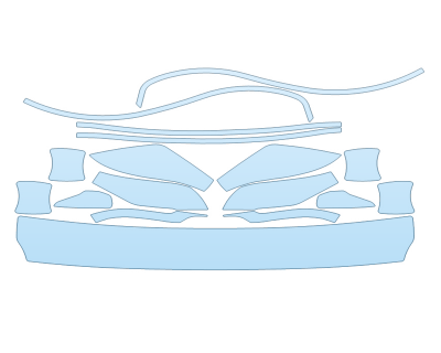 Precut PPF Kit – Clear Bra Paint Protection Film PAINT PROTECTION KIT - 2023 INFINITI Q50 SENSORY REAR BUMPER MIRRORS DOOR CUPS DOOR EDGES - PRECUT PPF CLEAR BRA WRAP