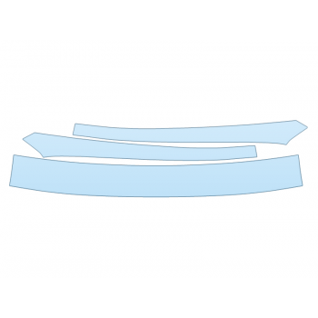 PAINT PROTECTION KIT - 2023 INFINITI Q50 SENSORY ROOF PILLARS - PRECUT PPF CLEAR BRA WRAP