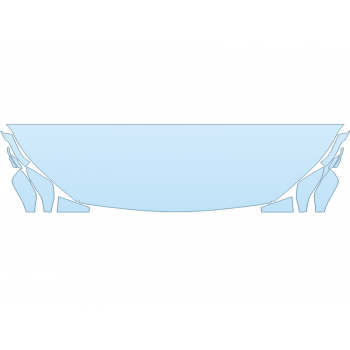 PAINT PROTECTION KIT - 2023 INFINITI QX50 LUXE HOOD FENDERS MIRRORS 24 INCH (WRAPPED EDGES) - PRECUT PPF CLEAR BRA WRAP