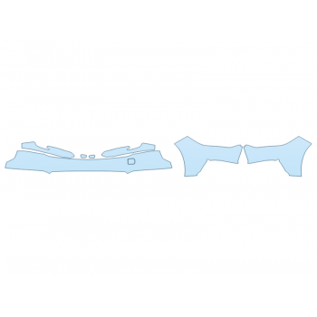 PAINT PROTECTION KIT - 2023 INFINITI QX50 PURE BUMPER (MULTI PIECE) - PRECUT PPF CLEAR BRA WRAP