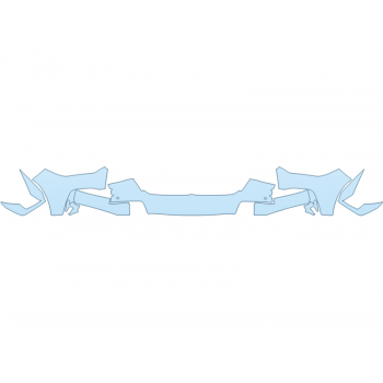 Precut PPF Kit – Clear Bra Paint Protection Film PAINT PROTECTION KIT - 2023 INFINITI QX55 ESSENTIAL BUMPER (MULTI PIECE)WITH SENSORS - PRECUT PPF CLEAR BRA WRAP