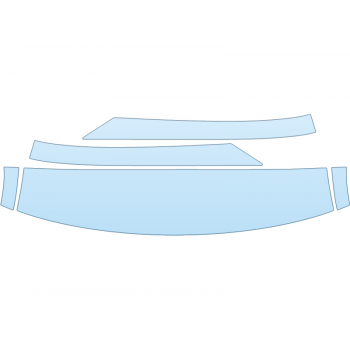 PAINT PROTECTION KIT - 2023 INFINITI QX60 AUTOGRAPH ROOF PILLARS - PRECUT PPF CLEAR BRA WRAP