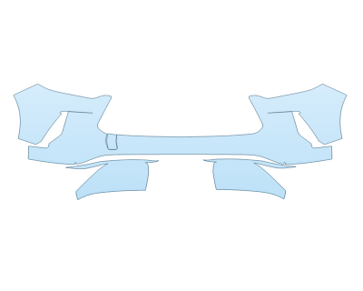 PAINT PROTECTION KIT - 2023 INFINITI QX60 LUXE BUMPER - PRECUT PPF CLEAR BRA WRAP