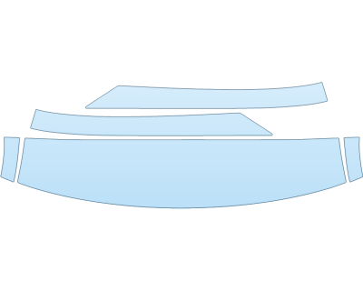 PAINT PROTECTION KIT - 2023 INFINITI QX60 LUXE ROOF PILLARS - PRECUT PPF CLEAR BRA WRAP