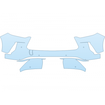 PAINT PROTECTION KIT - 2023 INFINITI QX60 PURE BUMPER WITH SENSORS - PRECUT PPF CLEAR BRA WRAP