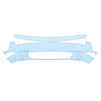 PAINT PROTECTION KIT - 2024 DODGE CHALLENGER RT BUMPER - PRECUT PPF CLEAR BRA WRAP