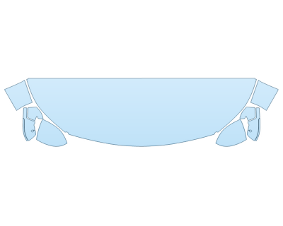 PAINT PROTECTION KIT - 2023 INFINITI QX60 PURE HOOD FENDERS MIRRORS 24 INCH (WRAPPED EDGES) - PRECUT PPF CLEAR BRA WRAP