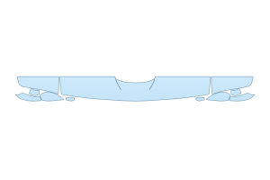 2027 DODGE CHALLENGER RT HOOD FENDERS MIRRORS 12 INCH