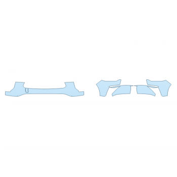 Precut PPF Kit – Clear Bra Paint Protection Film PAINT PROTECTION KIT - 2023 INFINITI QX60 SENSORY BUMPER (MULTI PIECE) - PRECUT PPF CLEAR BRA WRAP