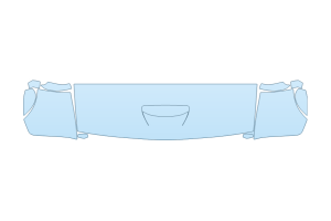 2027 DODGE CHALLENGER RT HOOD FENDERS MIRRORS 24 INCH