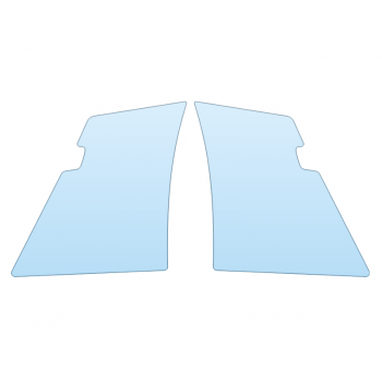 PAINT PROTECTION KIT - 2024 DODGE CHALLENGER RT DOOR SPLASHES - PRECUT PPF CLEAR BRA WRAP