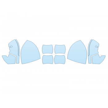 PAINT PROTECTION KIT - 2023 INFINITI QX60 SENSORY MIRRORS DOOR CUPS - PRECUT PPF CLEAR BRA WRAP