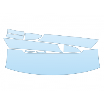 PAINT PROTECTION KIT - 2023 INFINITI QX80 BASE ROOF PILLARS - PRECUT PPF CLEAR BRA WRAP