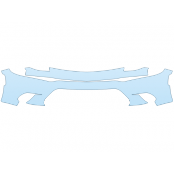 PAINT PROTECTION KIT - 2023 DODGE CHARGER RT BUMPER (MULTI PIECE) - PRECUT PPF CLEAR BRA WRAP