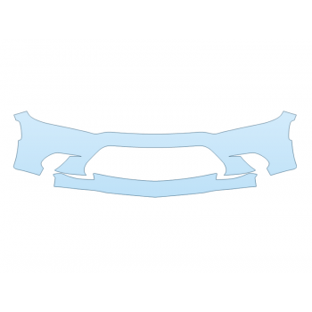 PAINT PROTECTION KIT - 2023 DODGE CHARGER RT BUMPER 30 INCH - PRECUT PPF CLEAR BRA WRAP
