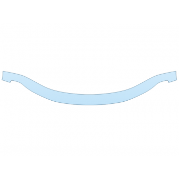 PAINT PROTECTION KIT - 2023 DODGE CHARGER RT BUMPER UPPER - PRECUT PPF CLEAR BRA WRAP