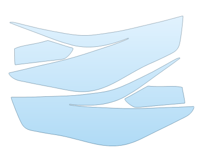 PAINT PROTECTION KIT - 2023 INFINITI QX80 LUXE HEADLIGHTS FOGLIGHTS - PRECUT PPF CLEAR BRA WRAP