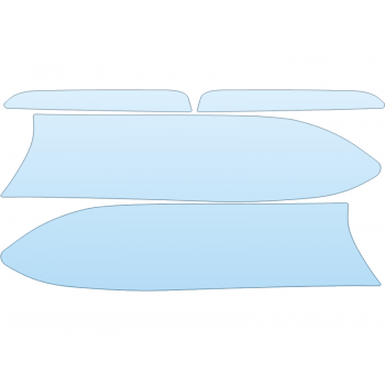 PAINT PROTECTION KIT - 2023 DODGE CHARGER RT HEADLIGHTS FOGLIGHTS - PRECUT PPF CLEAR BRA WRAP