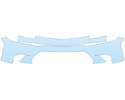 PAINT PROTECTION KIT - 2023 DODGE CHARGER RT SCATPACK BUMPER (MULTI PIECE) - PRECUT PPF CLEAR BRA WRAP