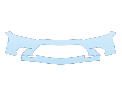 PAINT PROTECTION KIT - 2023 DODGE CHARGER RT SCATPACK BUMPER 30 INCH - PRECUT PPF CLEAR BRA WRAP