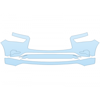 Precut PPF Kit – Clear Bra Paint Protection Film PAINT PROTECTION KIT - 2023 INFINITI QX80 SENSORY BUMPER - PRECUT PPF CLEAR BRA WRAP