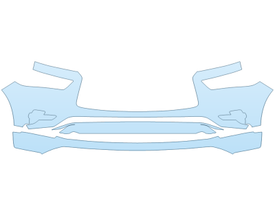 PAINT PROTECTION KIT - 2023 INFINITI QX80 SENSORY BUMPER - PRECUT PPF CLEAR BRA WRAP