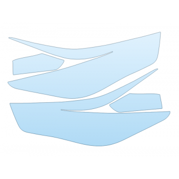 PAINT PROTECTION KIT - 2023 INFINITI QX80 SENSORY HEADLIGHTS FOGLIGHTS - PRECUT PPF CLEAR BRA WRAP