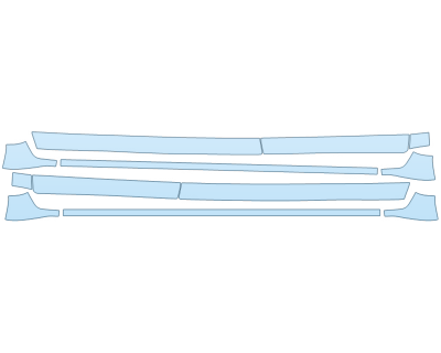PAINT PROTECTION KIT - 2023 INFINITI QX80 SENSORY ROCKERS - PRECUT PPF CLEAR BRA WRAP