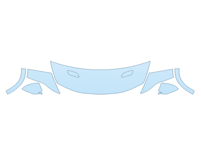 Precut PPF Kit – Clear Bra Paint Protection Film PAINT PROTECTION KIT - 2023 DODGE HORNET GT HOOD FENDERS MIRRORS 24 INCH (WRAPPED EDGES) - PRECUT PPF CLEAR BRA WRAP