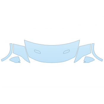 Precut PPF Kit – Clear Bra Paint Protection Film PAINT PROTECTION KIT - 2023 DODGE HORNET GT HOOD FENDERS MIRRORS 30 IN(WRAPPED EDGES) - PRECUT PPF CLEAR BRA WRAP