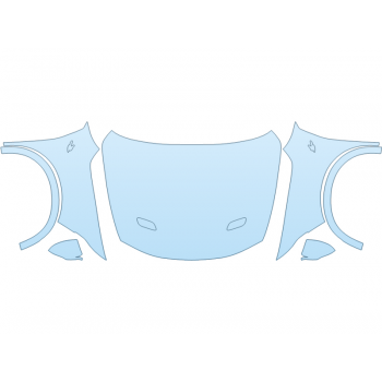 Precut PPF Kit – Clear Bra Paint Protection Film PAINT PROTECTION KIT - 2023 DODGE HORNET GT FULL HOOD FENDERS MIRRORS - PRECUT PPF CLEAR BRA WRAP