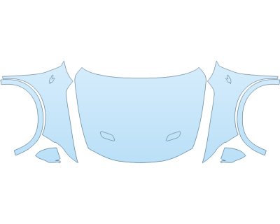 Precut PPF Kit – Clear Bra Paint Protection Film PAINT PROTECTION KIT - 2023 DODGE HORNET GT FULL HOOD FENDERS MIRRORS - PRECUT PPF CLEAR BRA WRAP