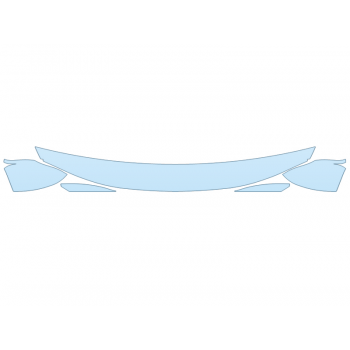 PAINT PROTECTION KIT - 2023 DODGE HORNET GT PLUS HOOD FENDERS MIRRORS 12 INCH (WRAPPED EDGES) - PRECUT PPF CLEAR BRA WRAP