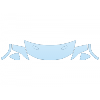 PAINT PROTECTION KIT - 2023 DODGE HORNET GT PLUS HOOD FENDERS MIRRORS 24 INCH - PRECUT PPF CLEAR BRA WRAP