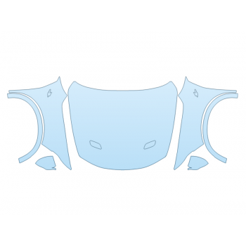 Precut PPF Kit – Clear Bra Paint Protection Film PAINT PROTECTION KIT - 2023 DODGE HORNET GT PLUS FULL HOOD FENDERS MIRRORS(WRAPPED EDGES) - PRECUT PPF CLEAR BRA WRAP