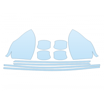 PAINT PROTECTION KIT - 2023 DODGE HORNET GT PLUS MIRRORS DOOR CUPS DOOR EDGES - PRECUT PPF CLEAR BRA WRAP