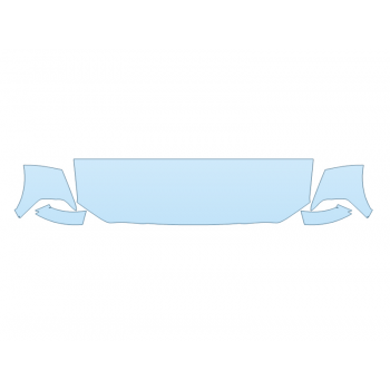 PAINT PROTECTION KIT - 2024 RAM RAM 2500 LARAMIE HF 24 INCH - PRECUT PPF CLEAR BRA WRAP