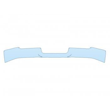 PAINT PROTECTION KIT - 2024 RAM RAM 2500 LARAMIE LONGHORN REAR BUMPER - PRECUT PPF CLEAR BRA WRAP