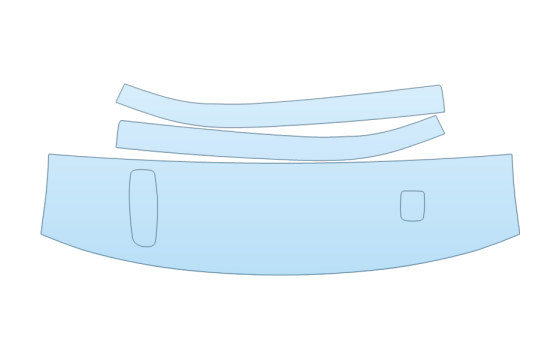 Precut PPF Kit – Clear Bra Paint Protection Film 2027 RAM RAM 2500 LARAMIE LONGHORN ROOF PILLARS - PRECUT PPF CLEAR BRA WRAP