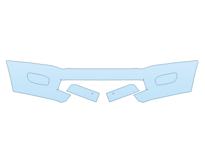 PAINT PROTECTION KIT - 2024 RAM RAM 2500 LIMITED LONGHORN BUMPER (MULTI PIECE) - PRECUT PPF CLEAR BRA WRAP